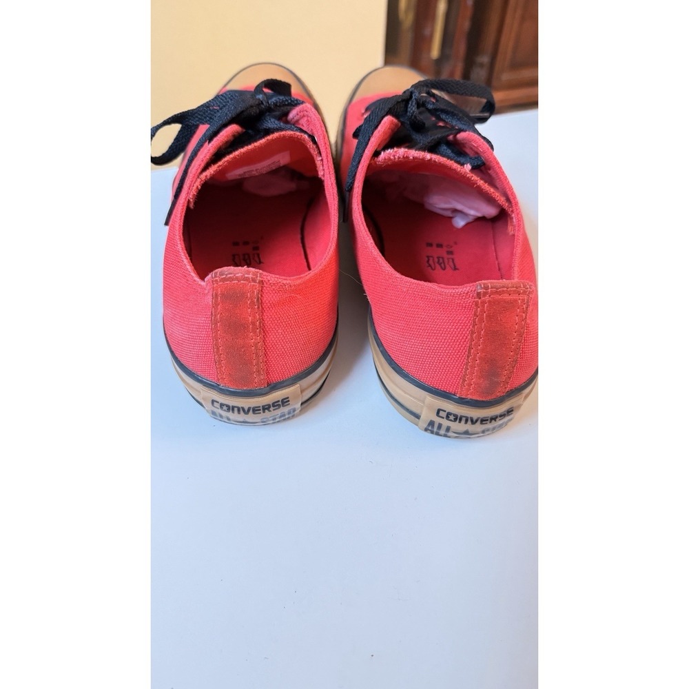 Converse Chuck Taylor All Star Low Red Canvas Sneakers Mens 11 Unisex‎ - Picture 6 of 9